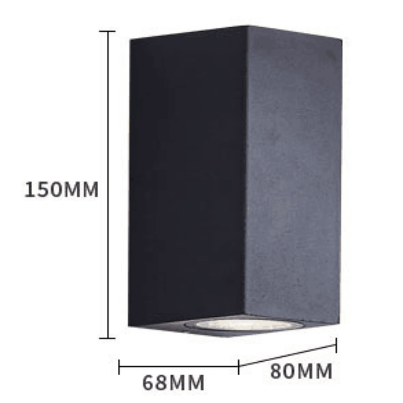 6w waterproof Elliptical rectangular shape light